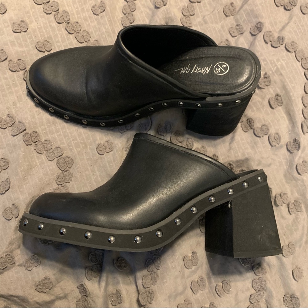 Nasty Gal Heeled Mules